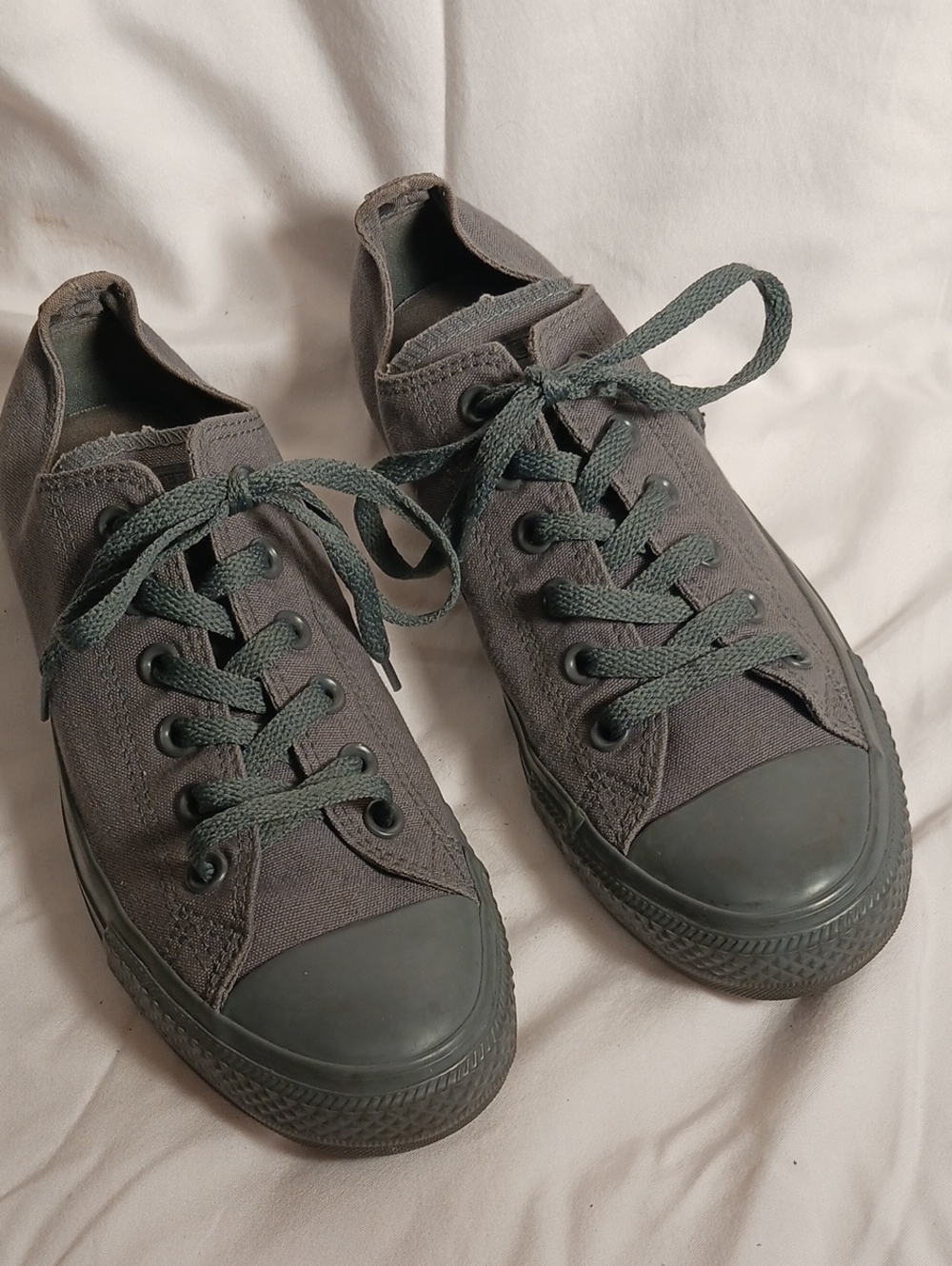 Converse All Star Low Top Sneakers All Gray RARE